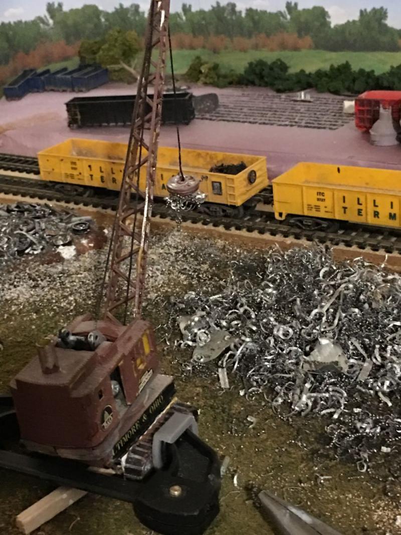 Scrapyard Crane Model Railroad Hobbyist magazine